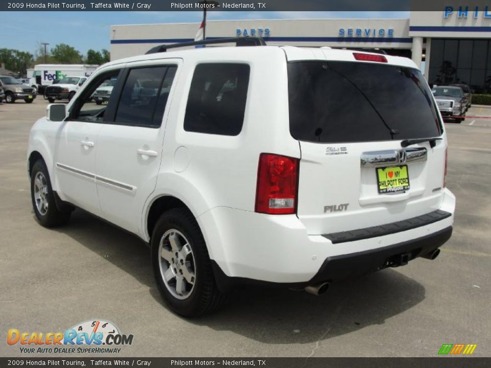 2009 Honda pilot touring white #6