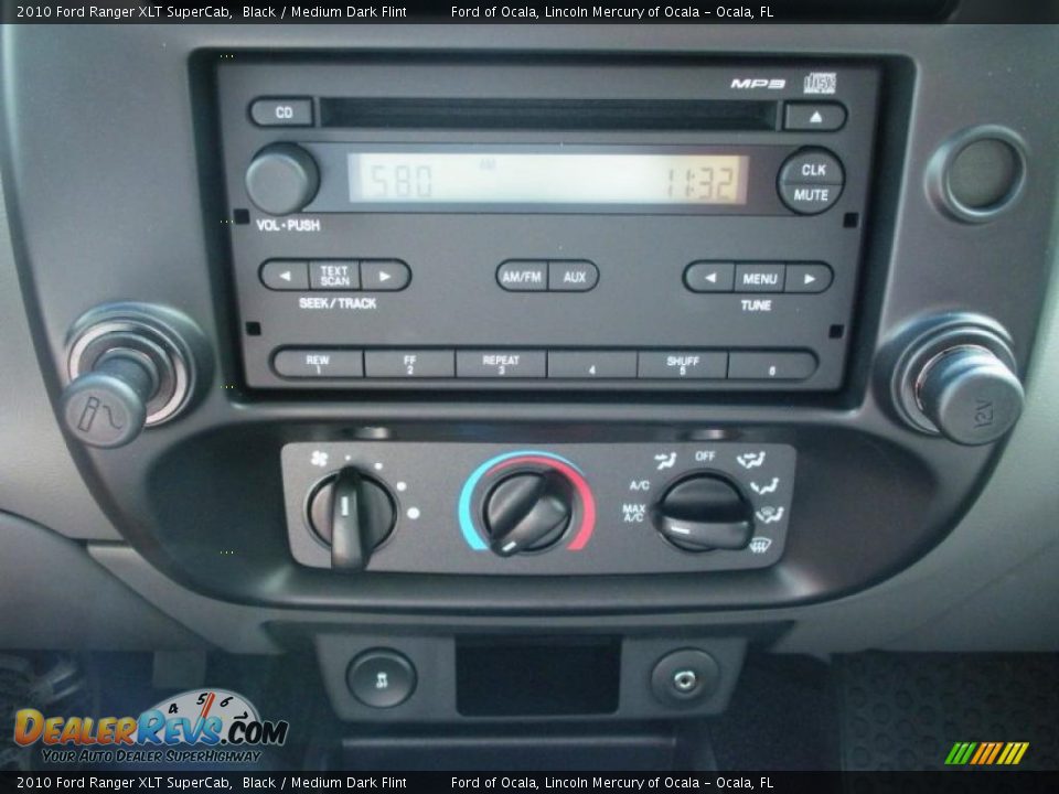 2010 Ford Ranger XLT SuperCab Black / Medium Dark Flint Photo #10