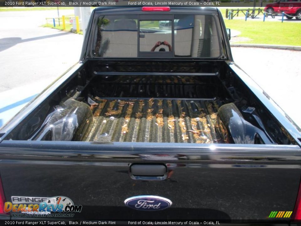 2010 Ford Ranger XLT SuperCab Black / Medium Dark Flint Photo #11