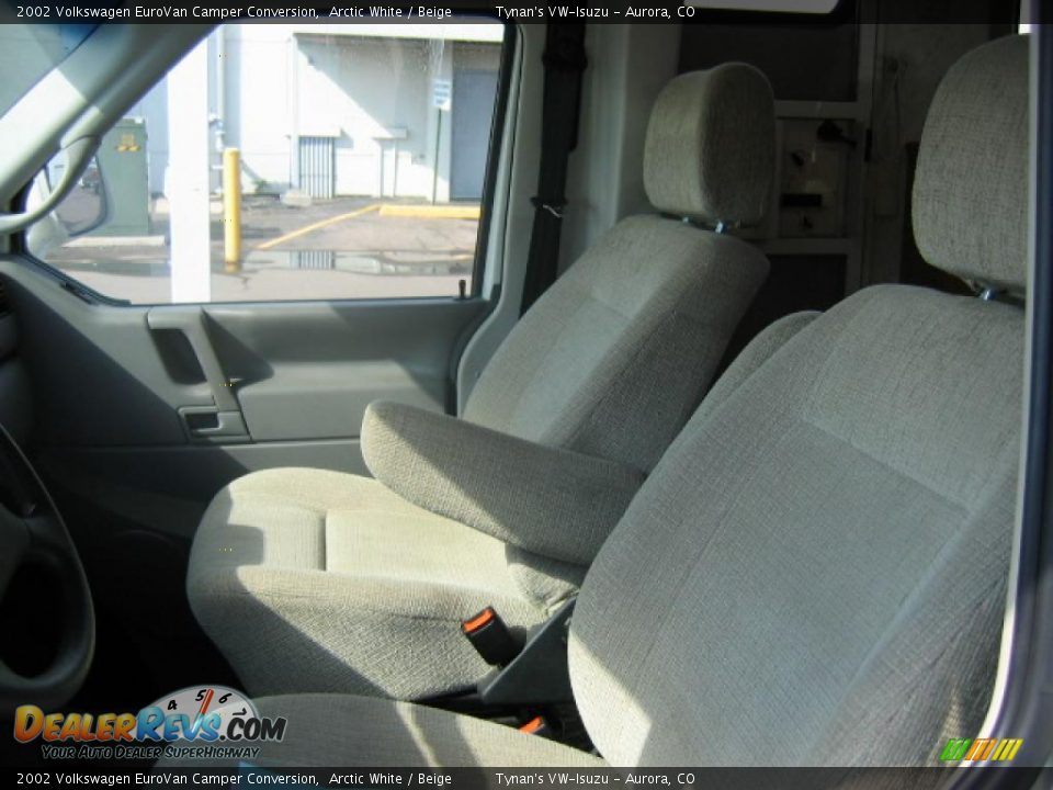 2002 Volkswagen EuroVan Camper Conversion Arctic White / Beige Photo #7