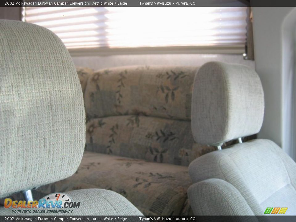 2002 Volkswagen EuroVan Camper Conversion Arctic White / Beige Photo #8