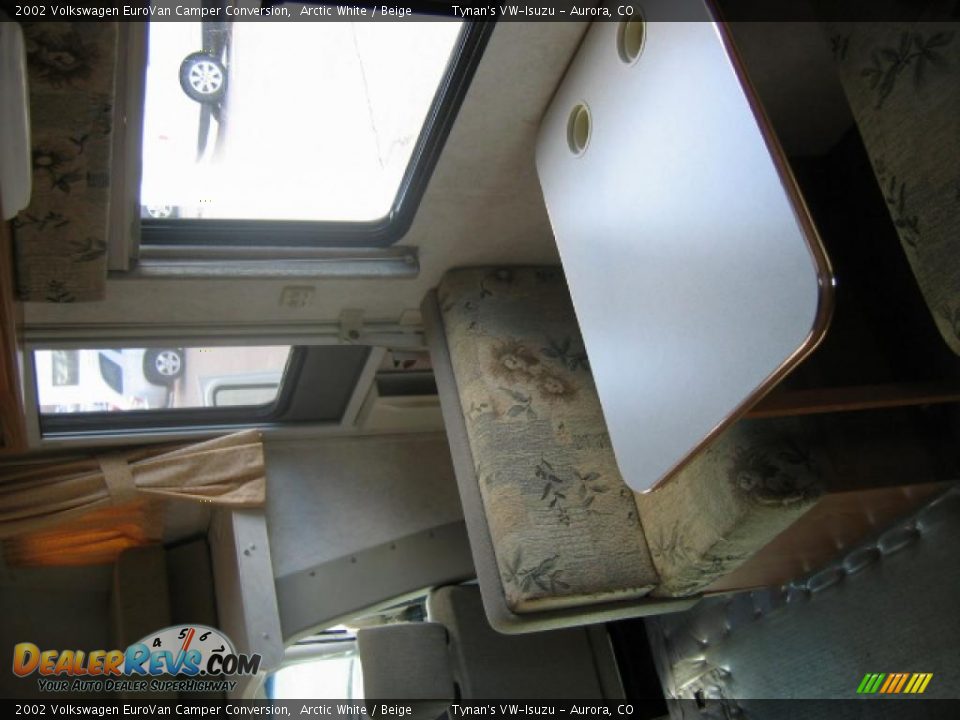 2002 Volkswagen EuroVan Camper Conversion Arctic White / Beige Photo #10