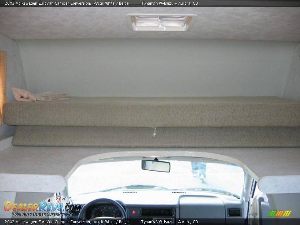 2002 Volkswagen EuroVan Camper Conversion Arctic White / Beige Photo #12
