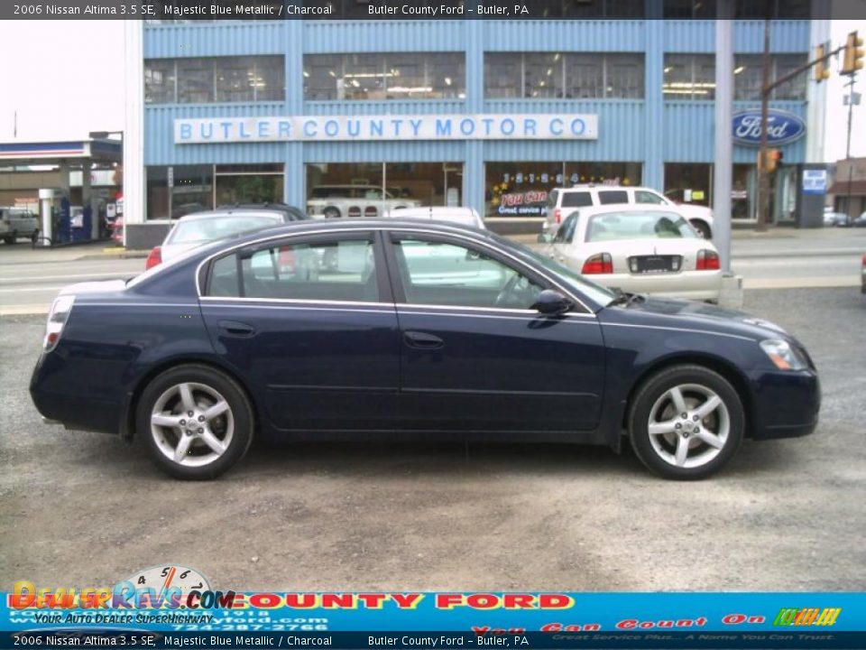 2006 Nissan Altima 3.5 SE Majestic Blue Metallic / Charcoal Photo #1