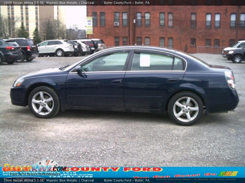 2006 Nissan Altima 3.5 SE Majestic Blue Metallic / Charcoal Photo #5