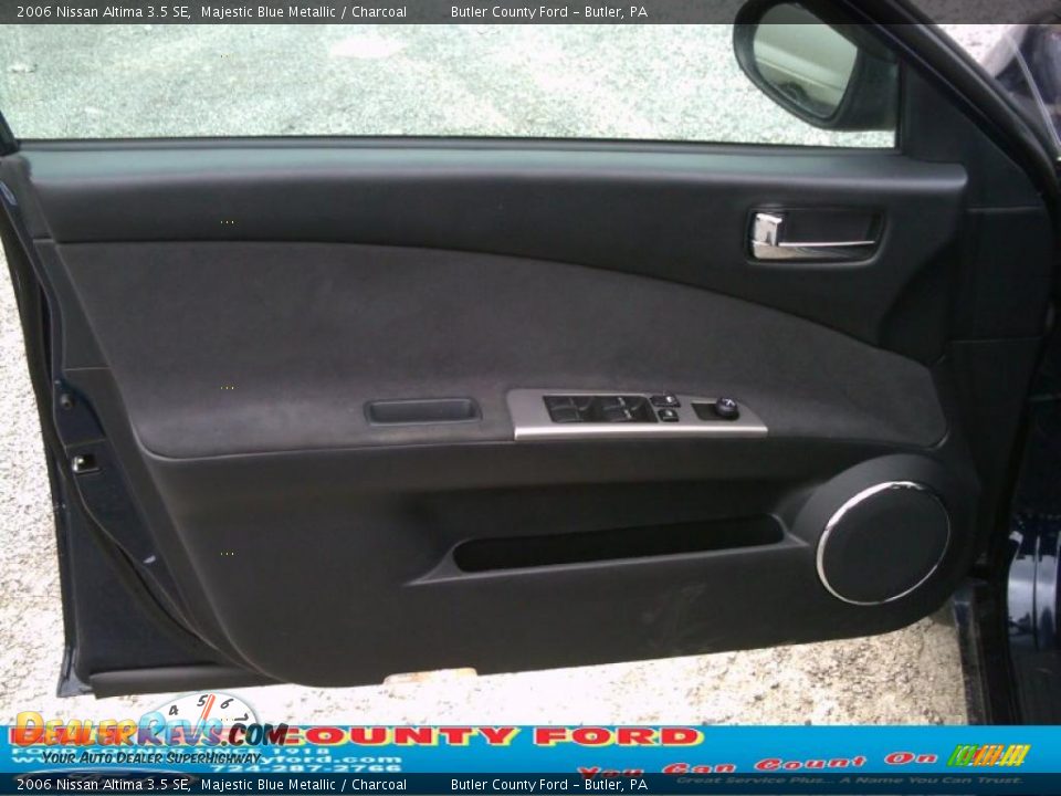 2006 Nissan Altima 3.5 SE Majestic Blue Metallic / Charcoal Photo #6