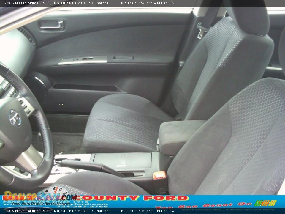 2006 Nissan Altima 3.5 SE Majestic Blue Metallic / Charcoal Photo #8