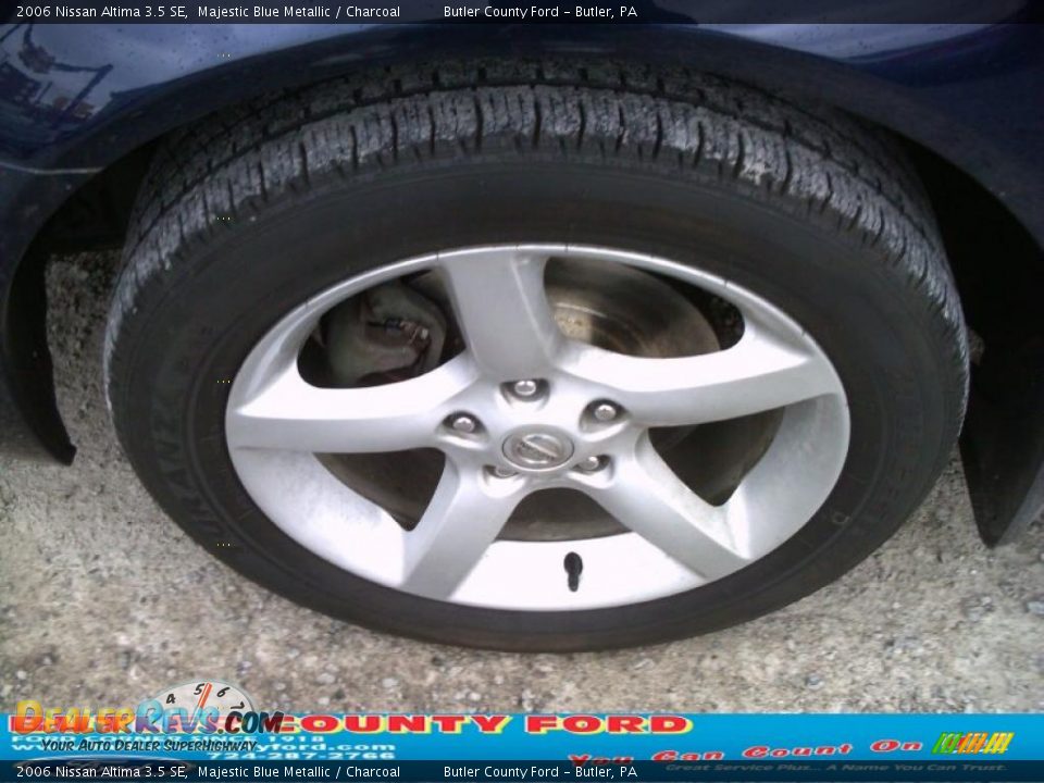 2006 Nissan Altima 3.5 SE Majestic Blue Metallic / Charcoal Photo #16