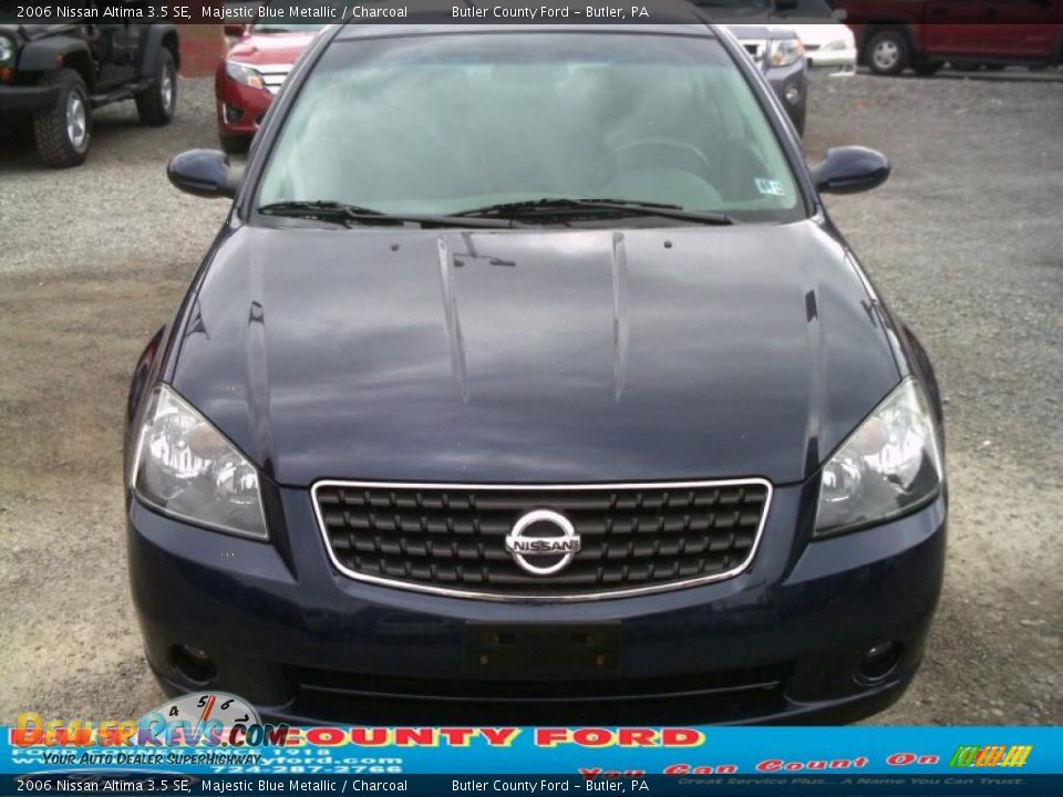 2006 Nissan Altima 3.5 SE Majestic Blue Metallic / Charcoal Photo #19