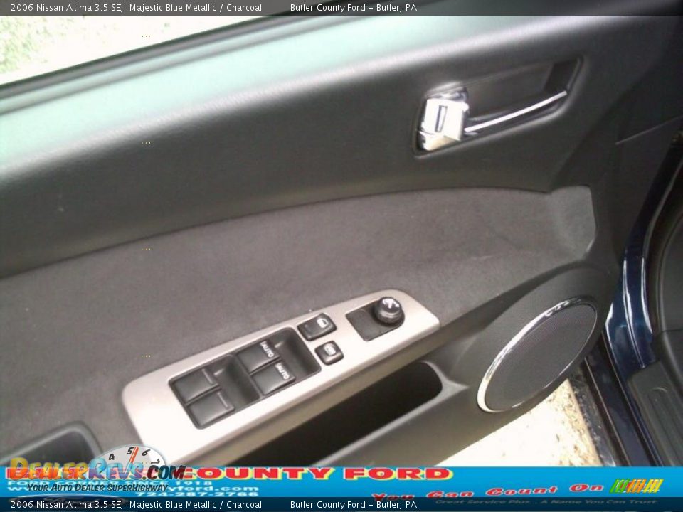 2006 Nissan Altima 3.5 SE Majestic Blue Metallic / Charcoal Photo #21