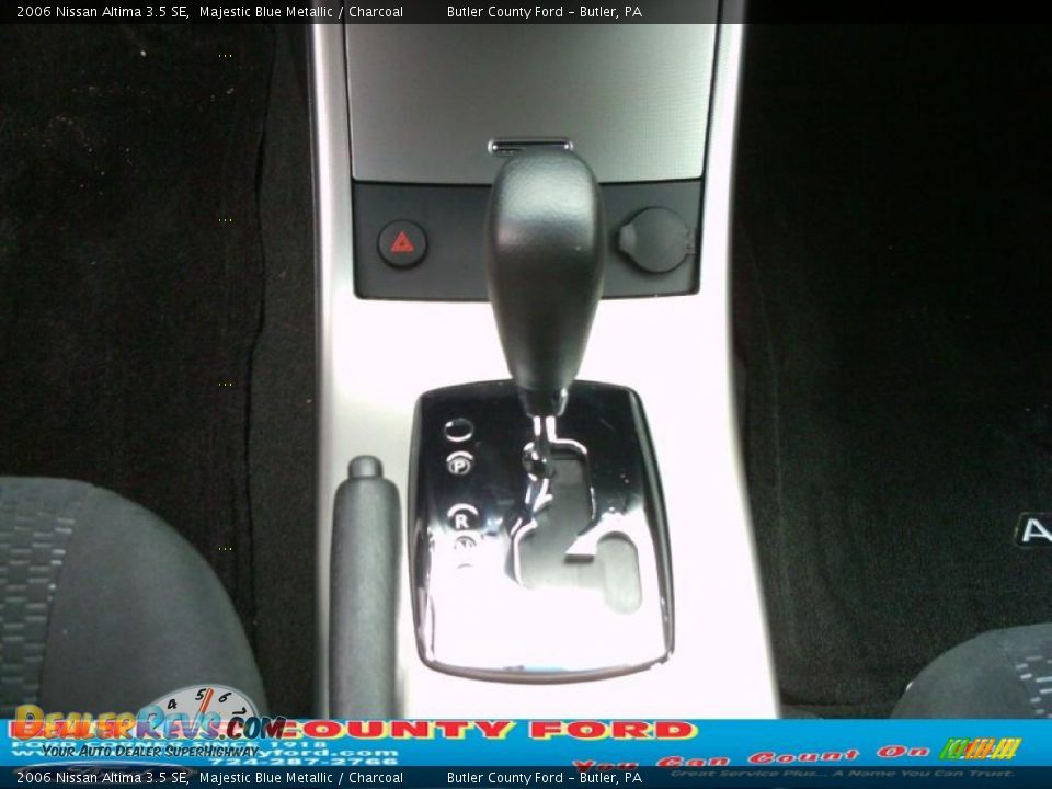 2006 Nissan Altima 3.5 SE Majestic Blue Metallic / Charcoal Photo #23