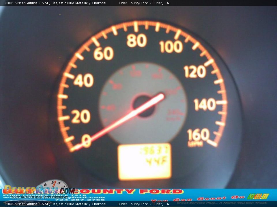 2006 Nissan Altima 3.5 SE Majestic Blue Metallic / Charcoal Photo #25