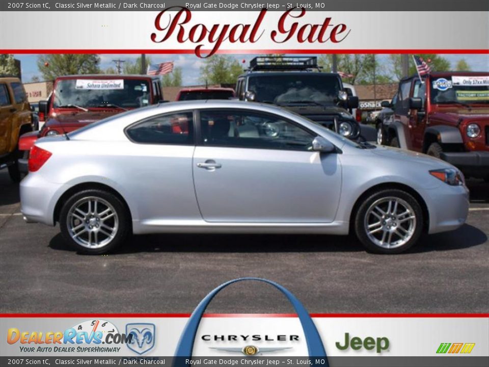 2007 Scion tC Classic Silver Metallic / Dark Charcoal Photo #1