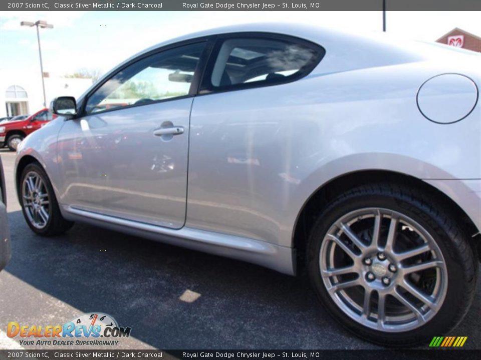 2007 Scion tC Classic Silver Metallic / Dark Charcoal Photo #4