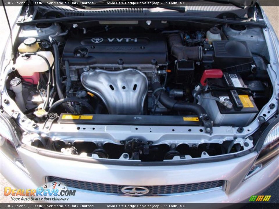 2007 Scion tC Classic Silver Metallic / Dark Charcoal Photo #7