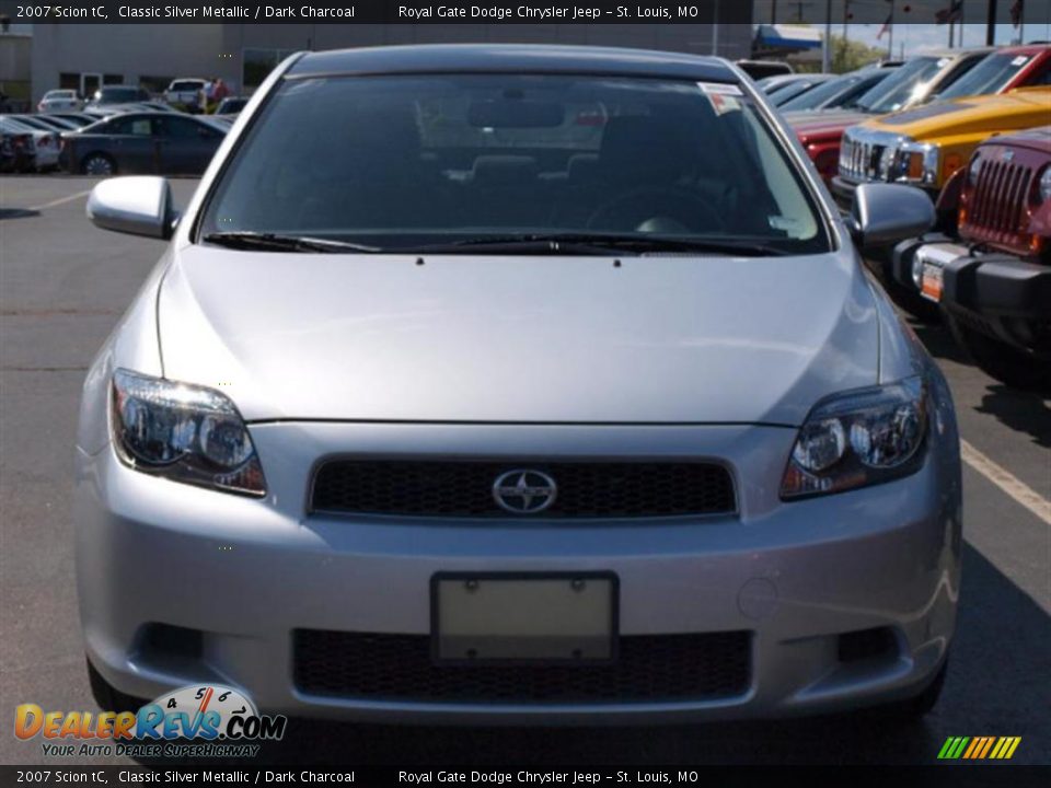2007 Scion tC Classic Silver Metallic / Dark Charcoal Photo #8
