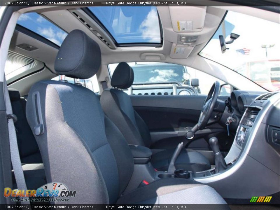 2007 Scion tC Classic Silver Metallic / Dark Charcoal Photo #9