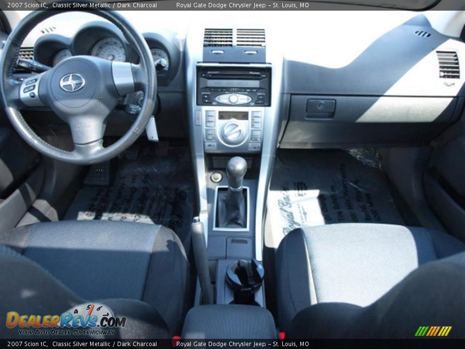 2007 Scion tC Classic Silver Metallic / Dark Charcoal Photo #10