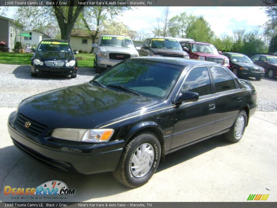 1998 Toyota Camry LE Black / Gray Photo #1