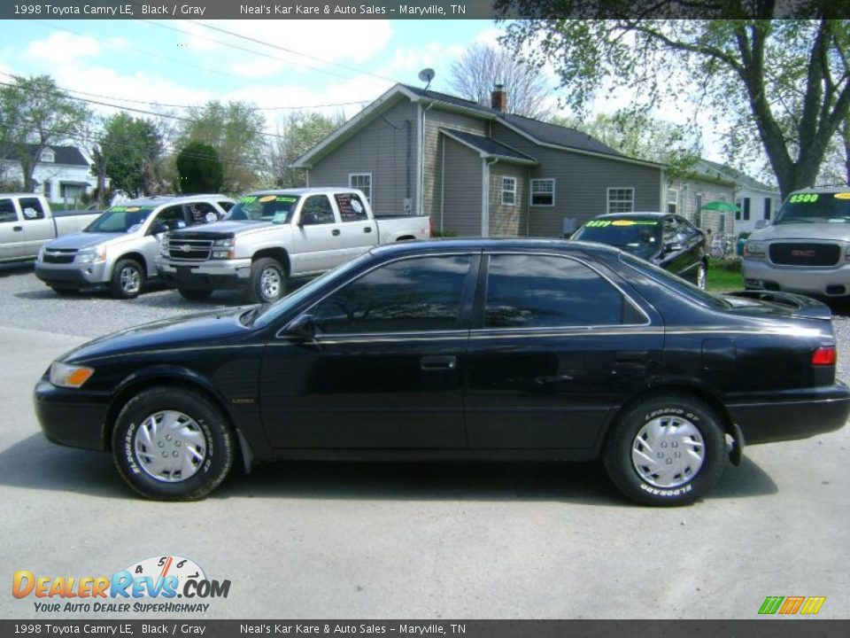 1998 Toyota Camry LE Black / Gray Photo #8