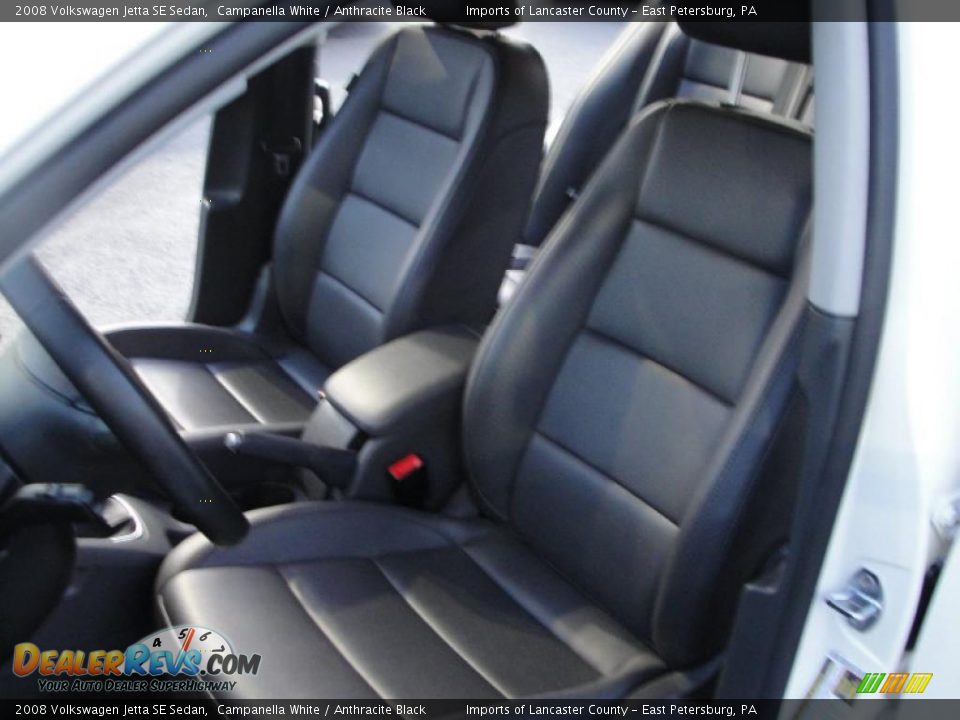 2008 Volkswagen Jetta SE Sedan Campanella White / Anthracite Black Photo #8
