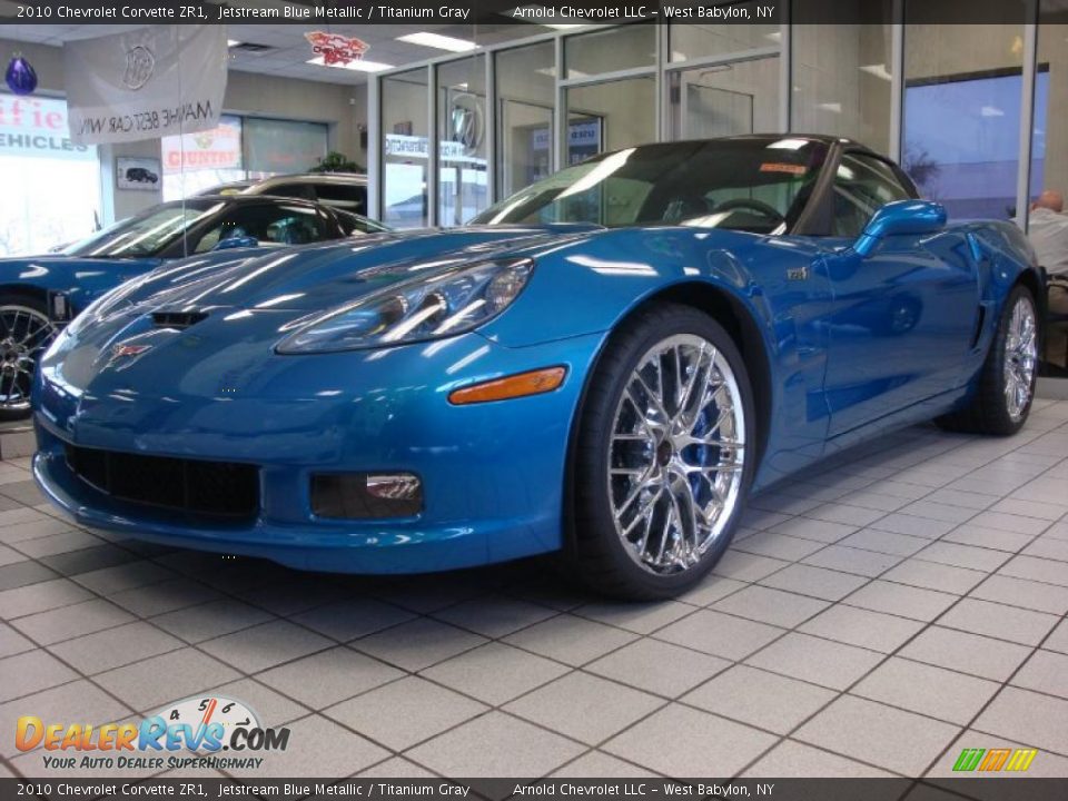 2010 Chevrolet Corvette ZR1 Jetstream Blue Metallic / Titanium Gray Photo #1