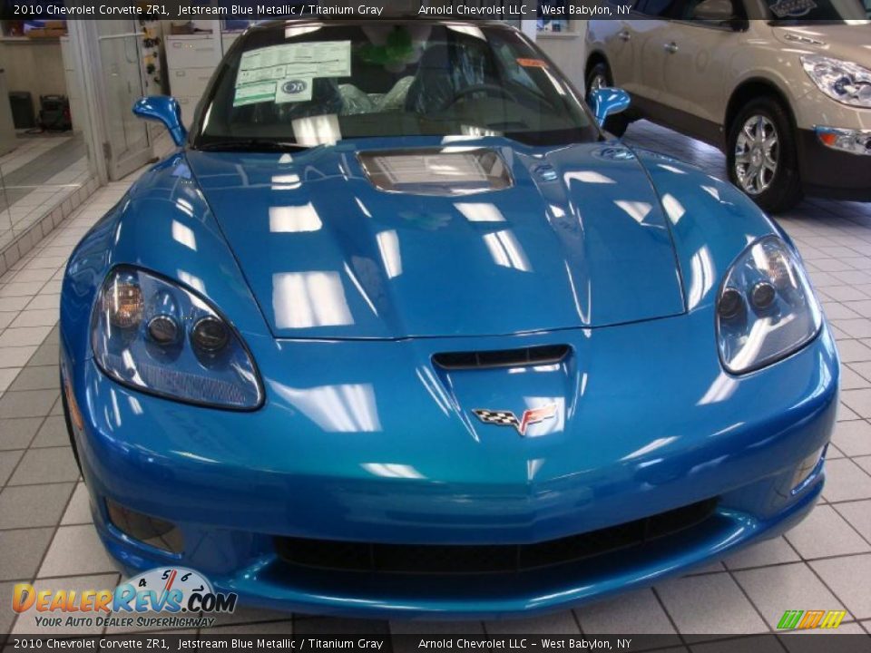 2010 Chevrolet Corvette ZR1 Jetstream Blue Metallic / Titanium Gray Photo #2