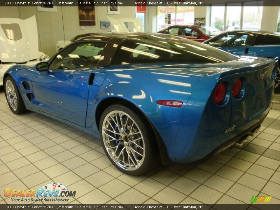 2010 Chevrolet Corvette ZR1 Jetstream Blue Metallic / Titanium Gray Photo #4