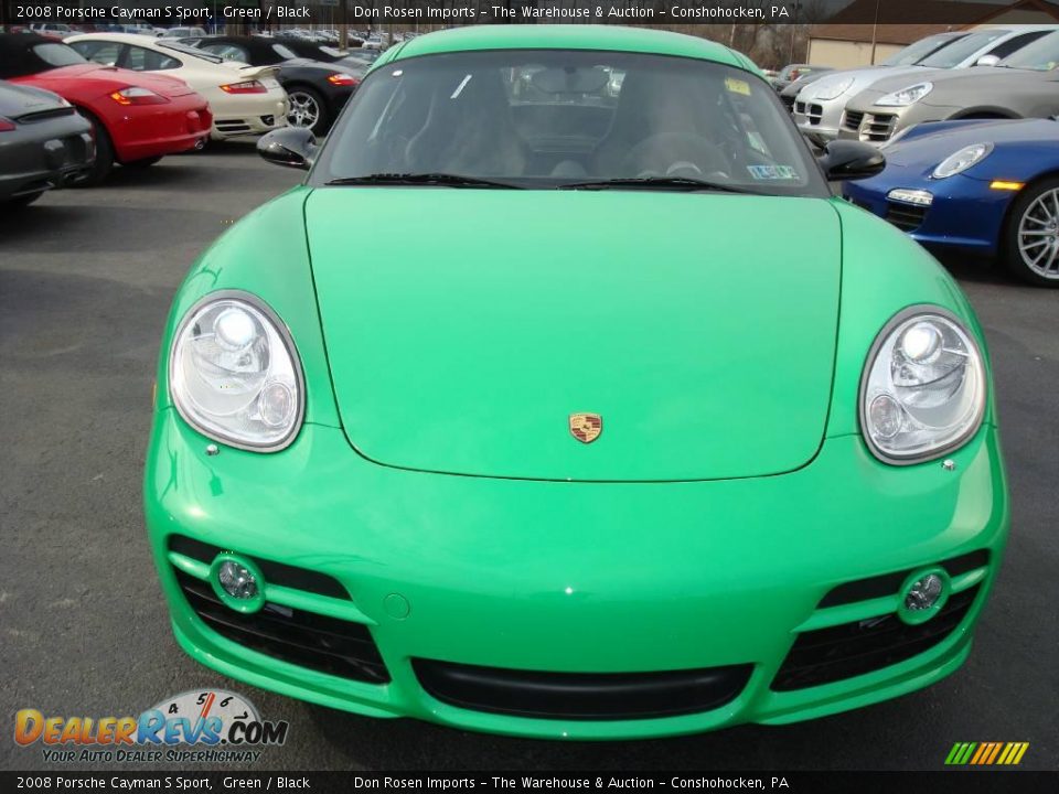 2008 Porsche Cayman S Sport Green / Black Photo #2