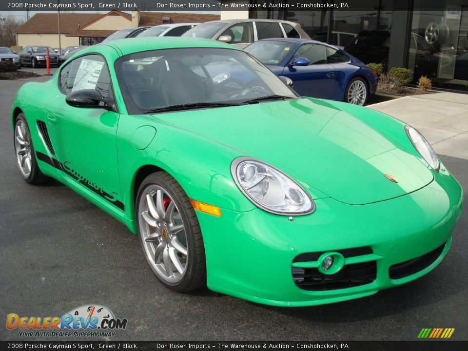 2008 Porsche Cayman S Sport Green / Black Photo #18