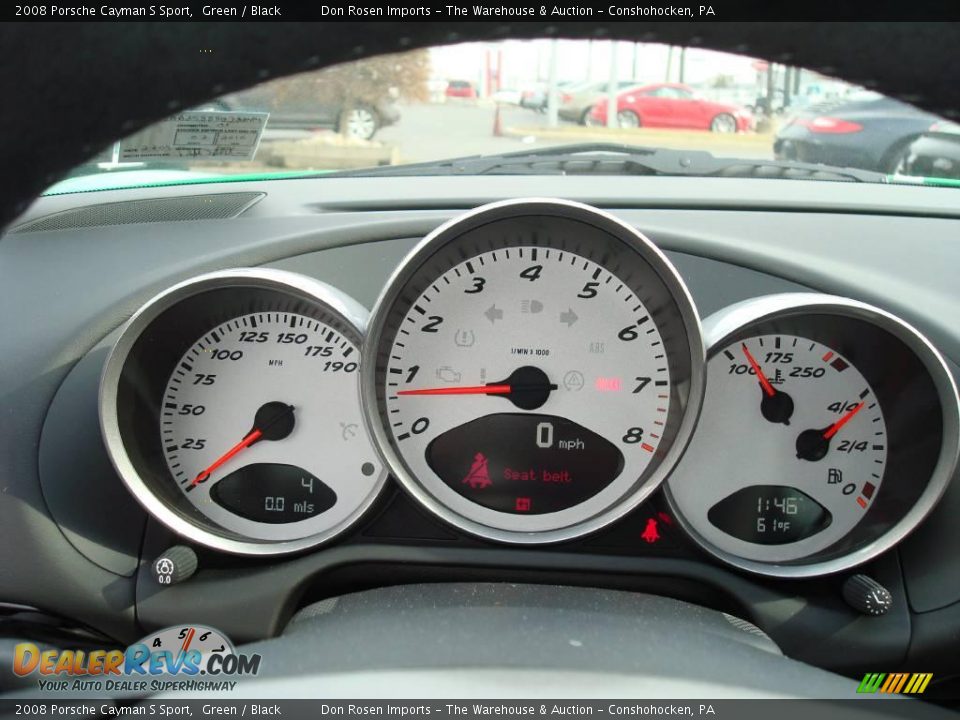 2008 Porsche Cayman S Sport Green / Black Photo #24