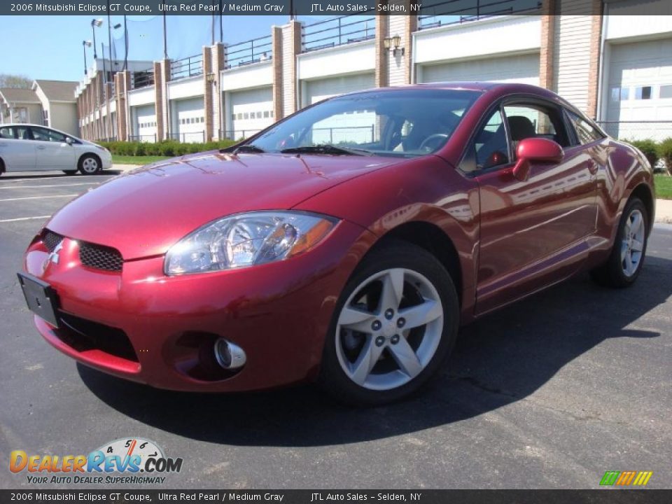 2006 Mitsubishi Eclipse GT Coupe Ultra Red Pearl / Medium Gray Photo #1