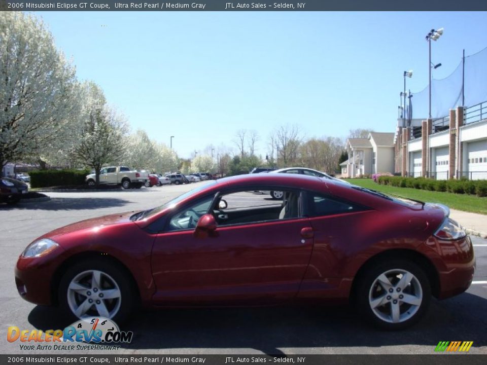 2006 Mitsubishi Eclipse GT Coupe Ultra Red Pearl / Medium Gray Photo #3