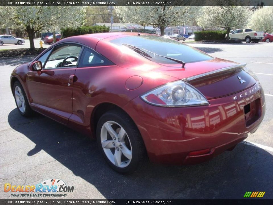 2006 Mitsubishi Eclipse GT Coupe Ultra Red Pearl / Medium Gray Photo #4