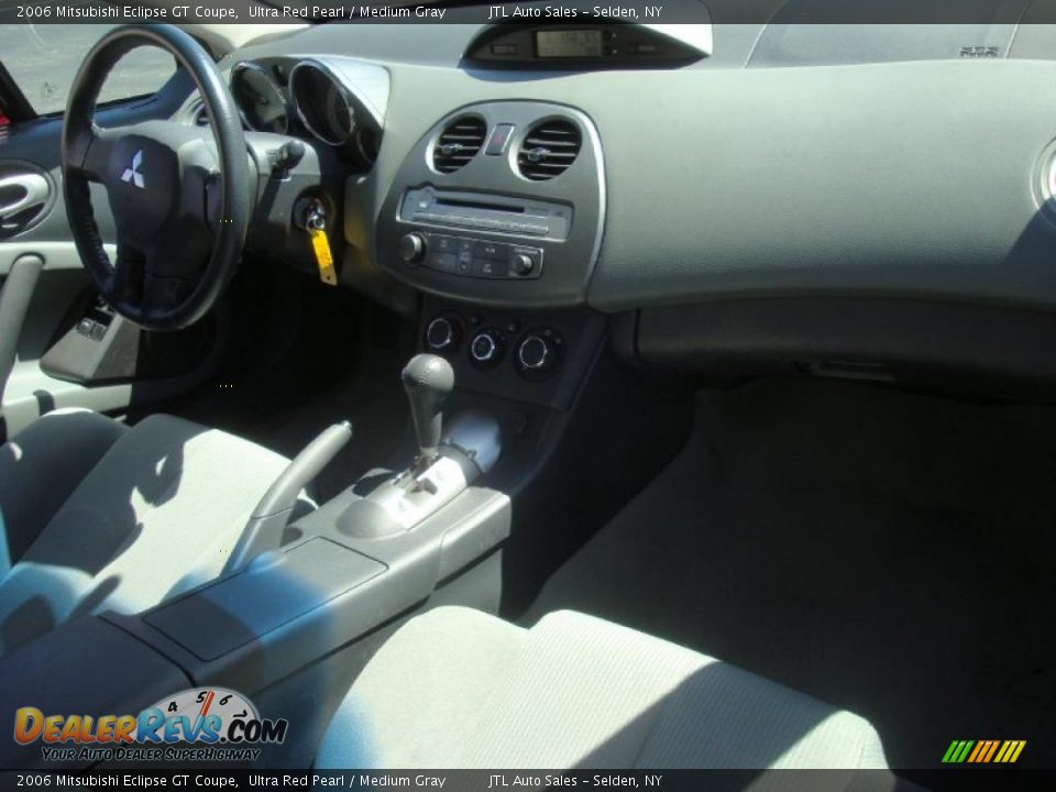 2006 Mitsubishi Eclipse GT Coupe Ultra Red Pearl / Medium Gray Photo #13