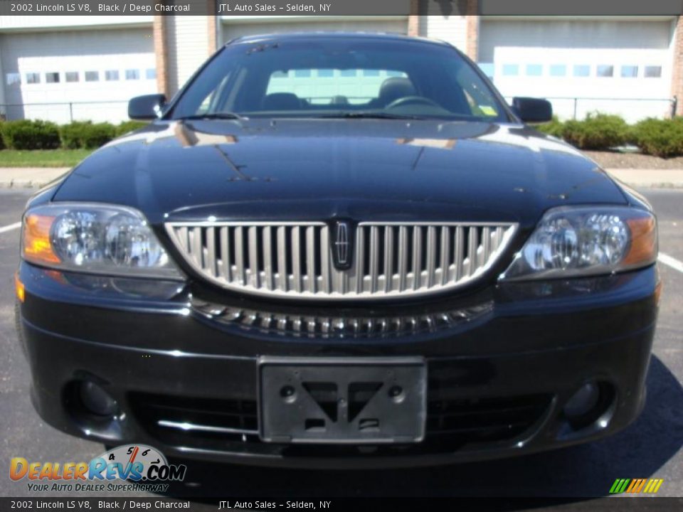 2002 Lincoln LS V8 Black / Deep Charcoal Photo #2