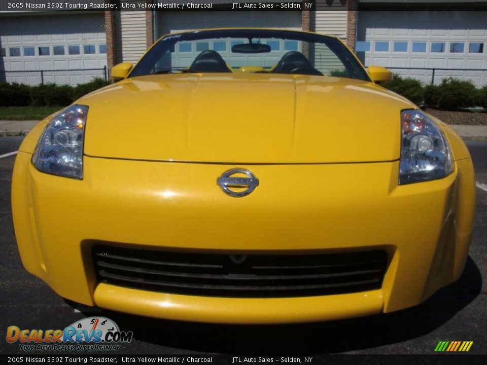2005 Nissan 350Z Touring Roadster Ultra Yellow Metallic / Charcoal Photo #2