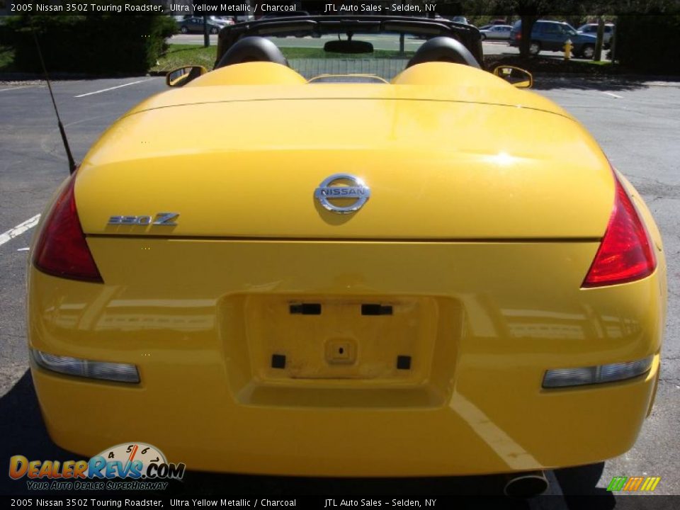 2005 Nissan 350Z Touring Roadster Ultra Yellow Metallic / Charcoal Photo #5