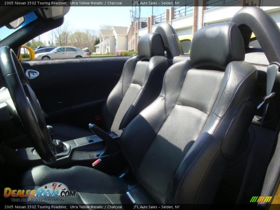 2005 Nissan 350Z Touring Roadster Ultra Yellow Metallic / Charcoal Photo #11
