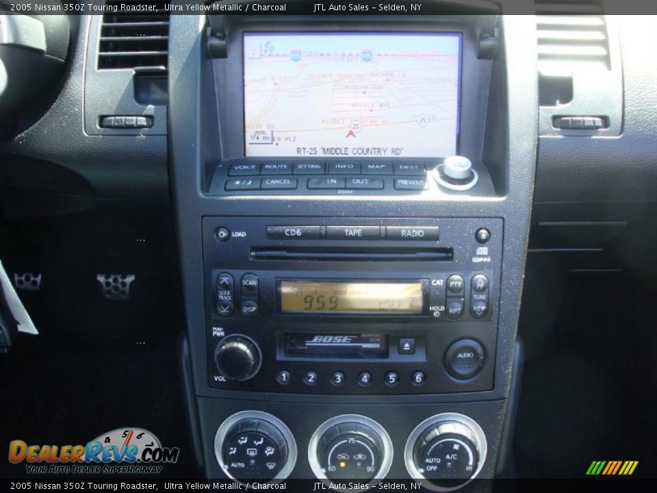 2005 Nissan 350Z Touring Roadster Ultra Yellow Metallic / Charcoal Photo #15