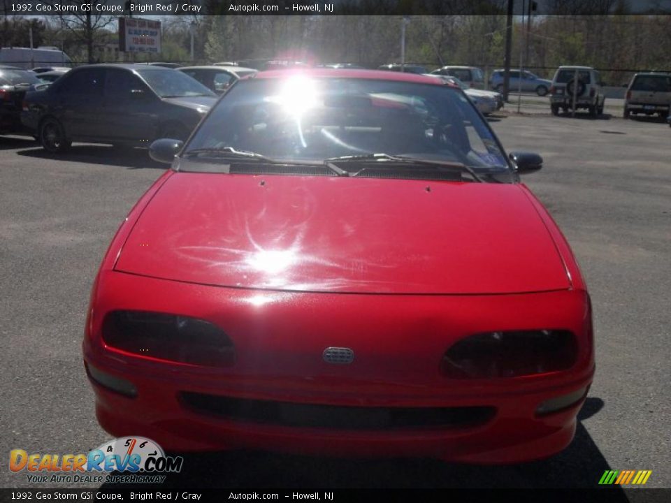 1992 Geo Storm GSi Coupe Bright Red / Gray Photo #1