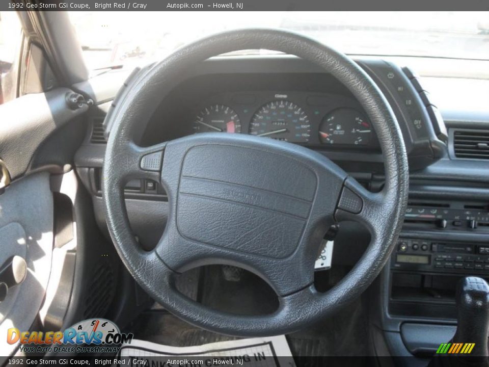 1992 Geo Storm GSi Coupe Steering Wheel Photo #13