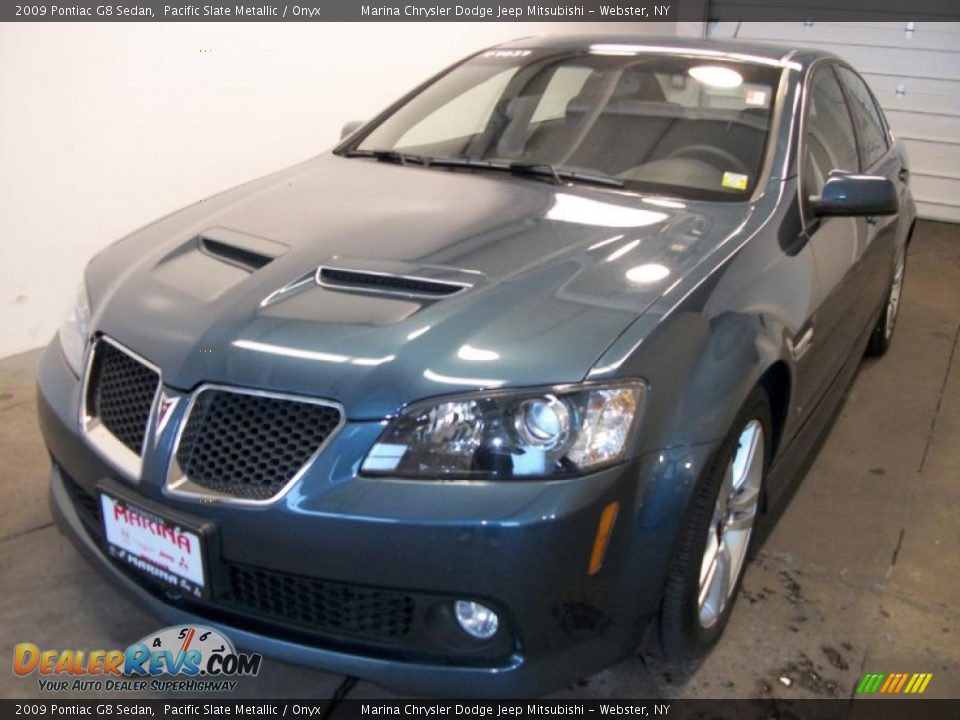 2009 Pontiac G8 Sedan Pacific Slate Metallic / Onyx Photo #1