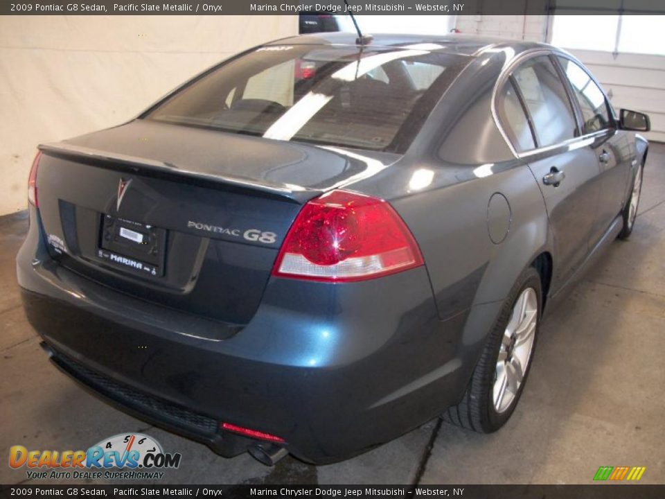 2009 Pontiac G8 Sedan Pacific Slate Metallic / Onyx Photo #4