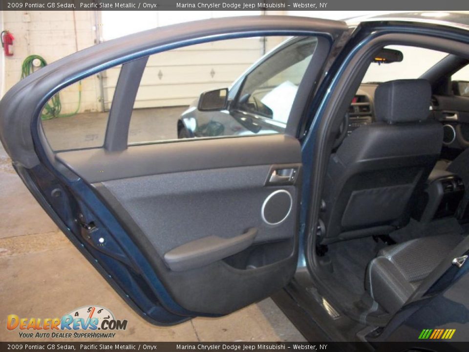 2009 Pontiac G8 Sedan Pacific Slate Metallic / Onyx Photo #8