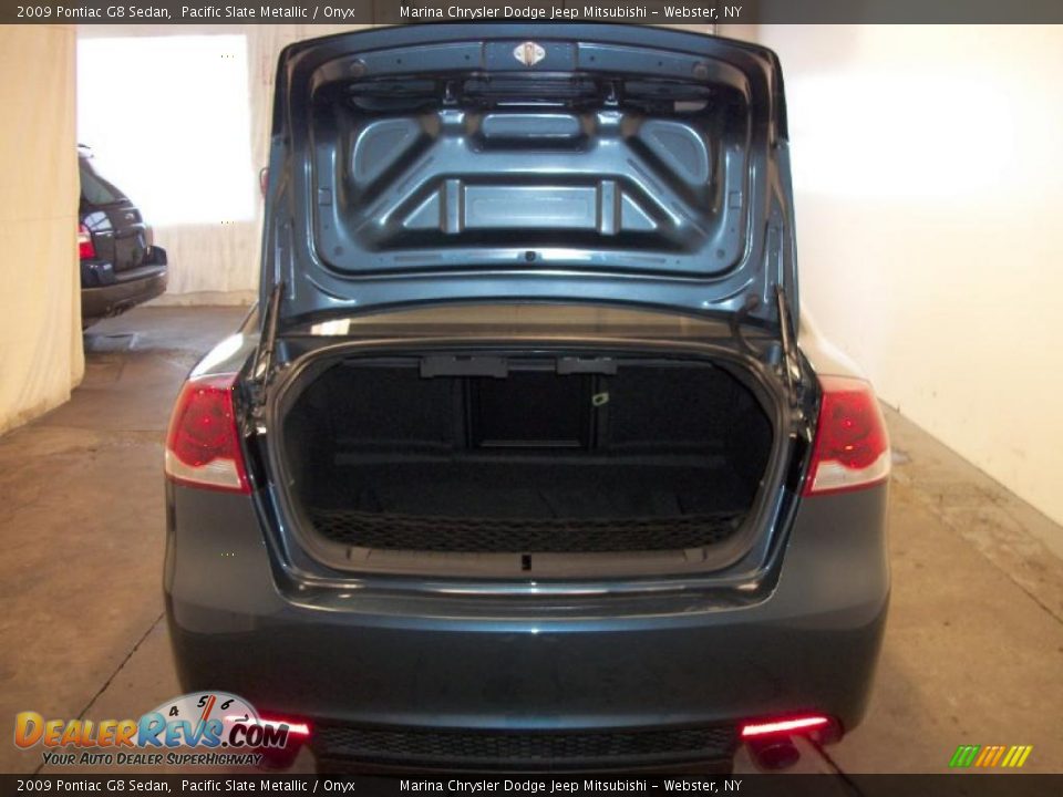 2009 Pontiac G8 Sedan Pacific Slate Metallic / Onyx Photo #10