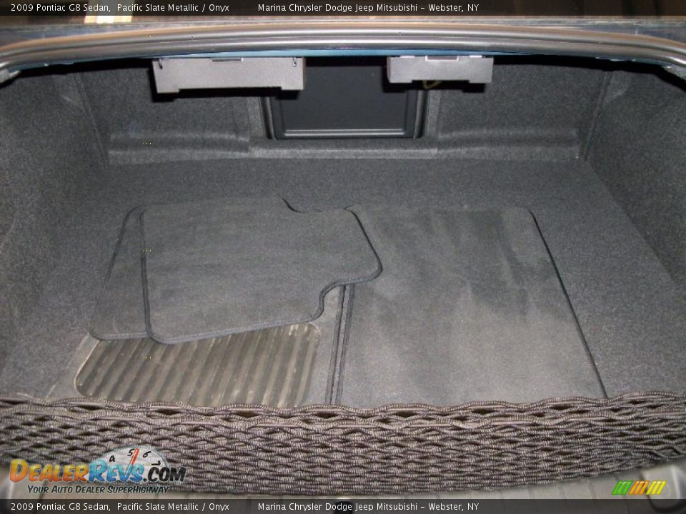 2009 Pontiac G8 Sedan Pacific Slate Metallic / Onyx Photo #11