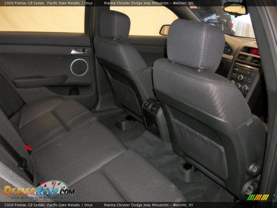 2009 Pontiac G8 Sedan Pacific Slate Metallic / Onyx Photo #13