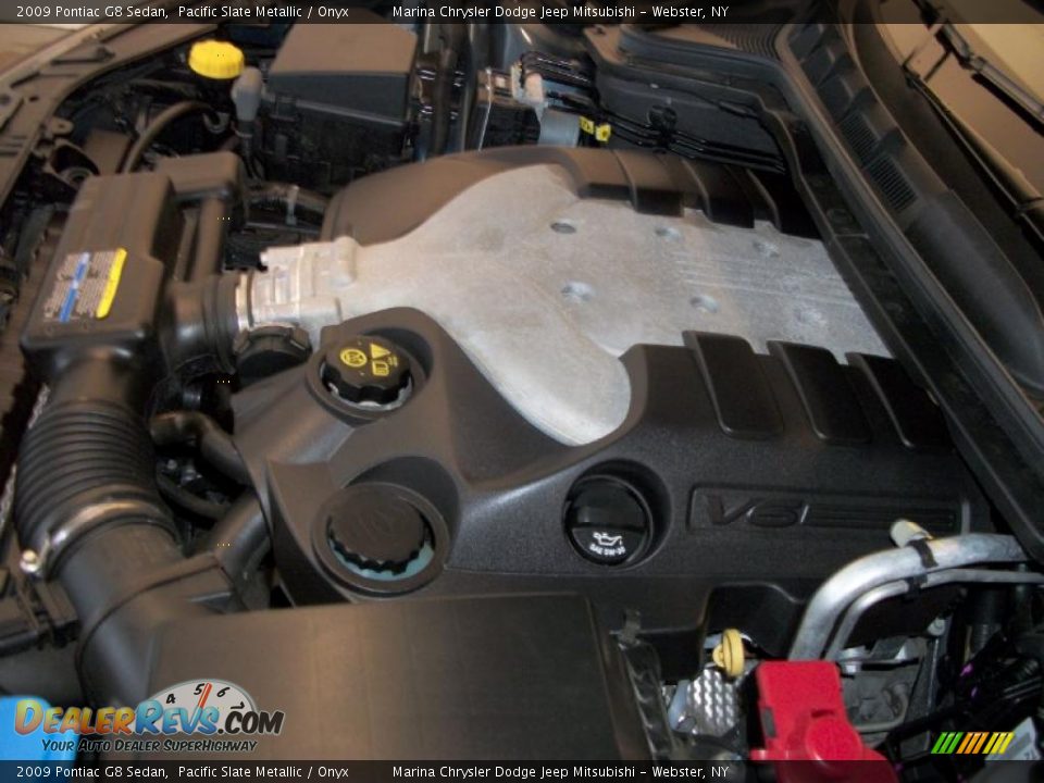 2009 Pontiac G8 Sedan Pacific Slate Metallic / Onyx Photo #19