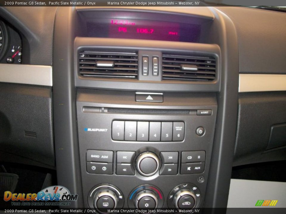 2009 Pontiac G8 Sedan Pacific Slate Metallic / Onyx Photo #20